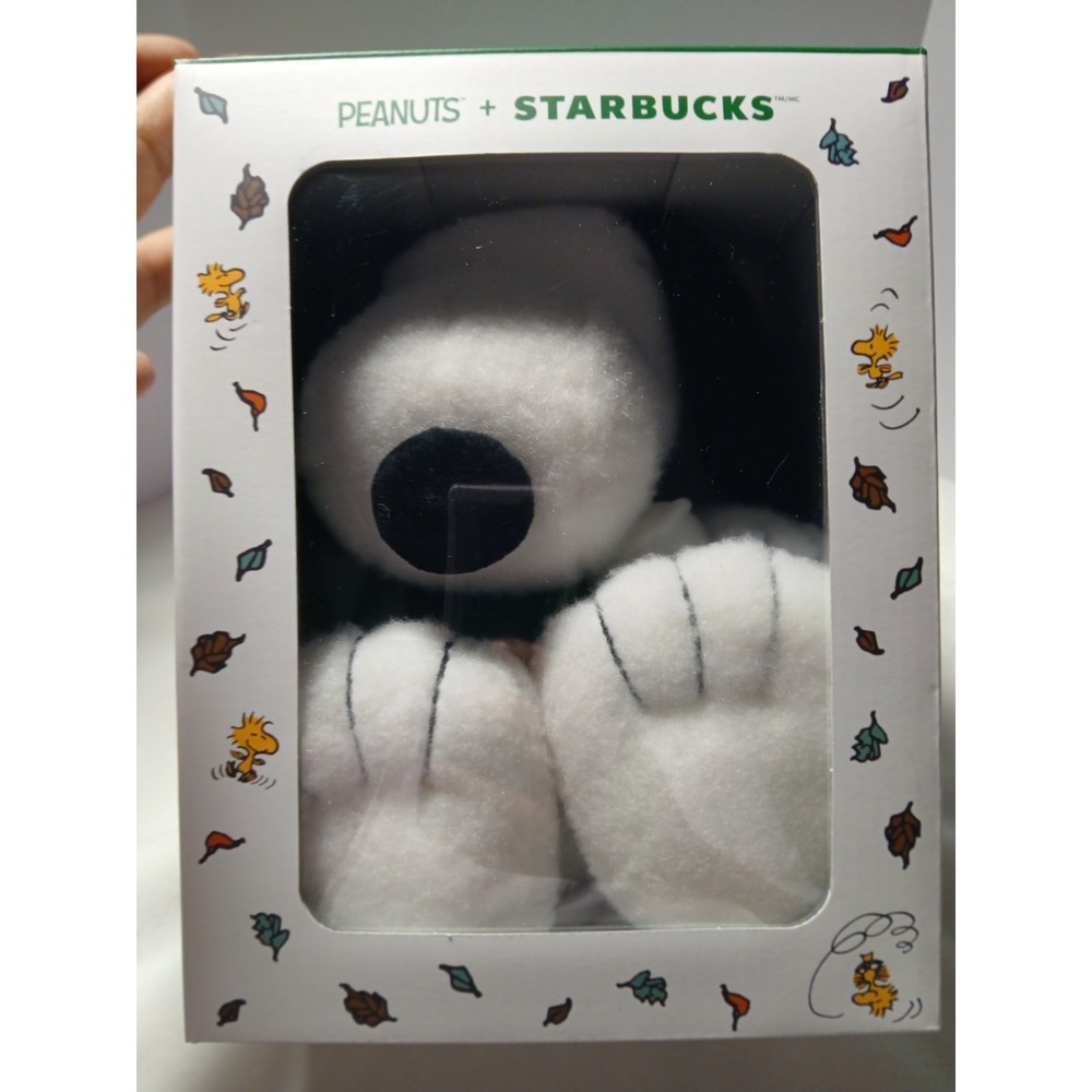 2026 Starbucks Peanuts Snoopy Plush Green Apron 100% AUTHENTIC SHIPS TODAY